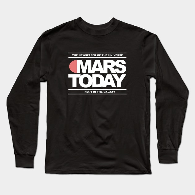 Mars Today - Total Recall Long Sleeve T-Shirt by grekhov